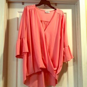 Pink Spin USA blouse 1xl NWOT